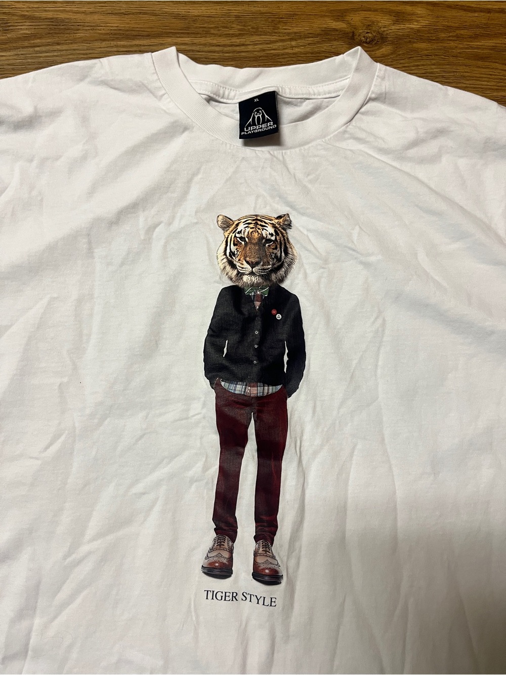 Upper Playground Tiger Style Long Sleeve T-Shirt Dustin Canalin Graphic Street - Picture 2 of 6